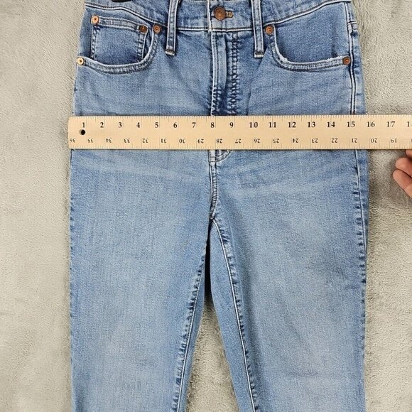 Madewell Jeans Womens 25 The Perfect Vintage Jean Light Blue Breathable Stretch - Picture 11 of 13